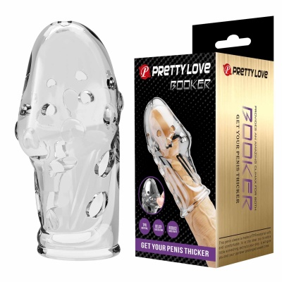 Pretty Love Penis Sleeve – Booker (Clear) - 1