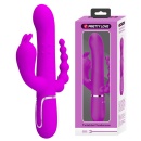 Wibrator króliczek Cammy Purple - potrójna stymulacja, 7 funkcji wibracji, 4 funkcje obrotowych koralików - 1