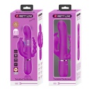 Wibrator króliczek Cammy Purple - potrójna stymulacja, 7 funkcji wibracji, 4 funkcje obrotowych koralików - 12