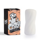 Masturbator Blow Cox Pleasure Pocket White - manualny, TPE bez ftalanów i lateksu, 10,7 cm x 4,8 cm - 1