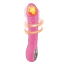 Wibrator Pink Fantasy – silikonowy, 10 trybów wibracji, funkcja grzania do 40°C, długość 22 cm, średnica 4,2 cm - 4