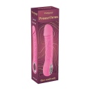 Wibrator Pink Fantasy – silikonowy, 10 trybów wibracji, funkcja grzania do 40°C, długość 22 cm, średnica 4,2 cm - 6