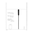 Silicone Vibrating Bullet Plug Extra Long - 7