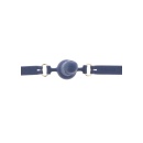 Silicone Penis Ball Gag Blue - 4