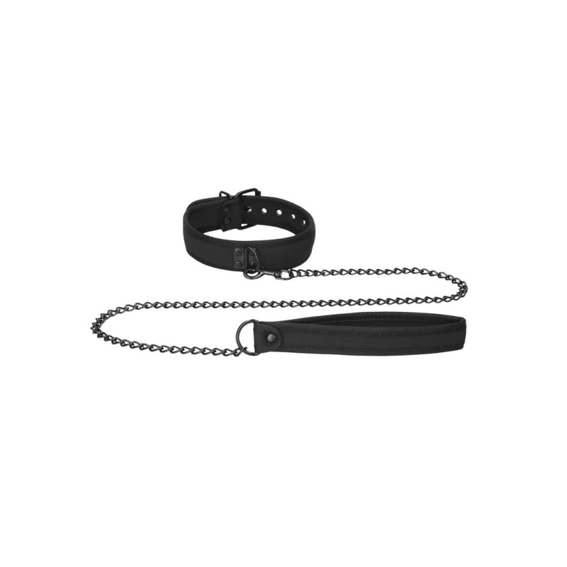 Neoprene Collar with Leash - 4