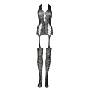 Lace Suspender Bodystocking - One Size - 8