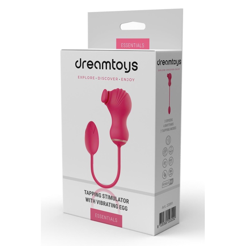 Stymulator dwufunkcyjny Essentials Flexible Dual - elastyczna konstrukcja, 2 niezależne silniki, końcówki 9 cm i 5,5 cm - 1