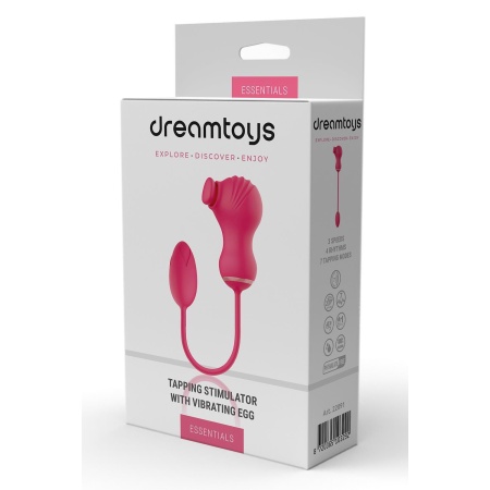 Stymulator dwufunkcyjny Essentials Flexible Dual - elastyczna konstrukcja, 2 niezależne silniki, końcówki 9 cm i 5,5 cm - 1