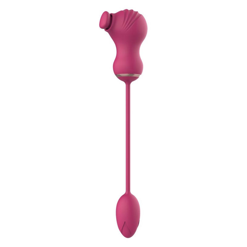 Stymulator dwufunkcyjny Essentials Flexible Dual - elastyczna konstrukcja, 2 niezależne silniki, końcówki 9 cm i 5,5 cm - 2
