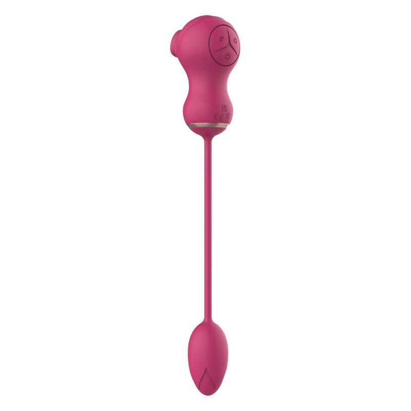 Stymulator dwufunkcyjny Essentials Flexible Dual - elastyczna konstrukcja, 2 niezależne silniki, końcówki 9 cm i 5,5 cm - 5