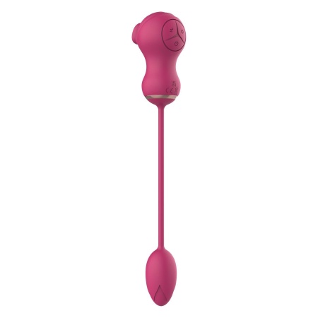 Stymulator dwufunkcyjny Essentials Flexible Dual - elastyczna konstrukcja, 2 niezależne silniki, końcówki 9 cm i 5,5 cm - 5