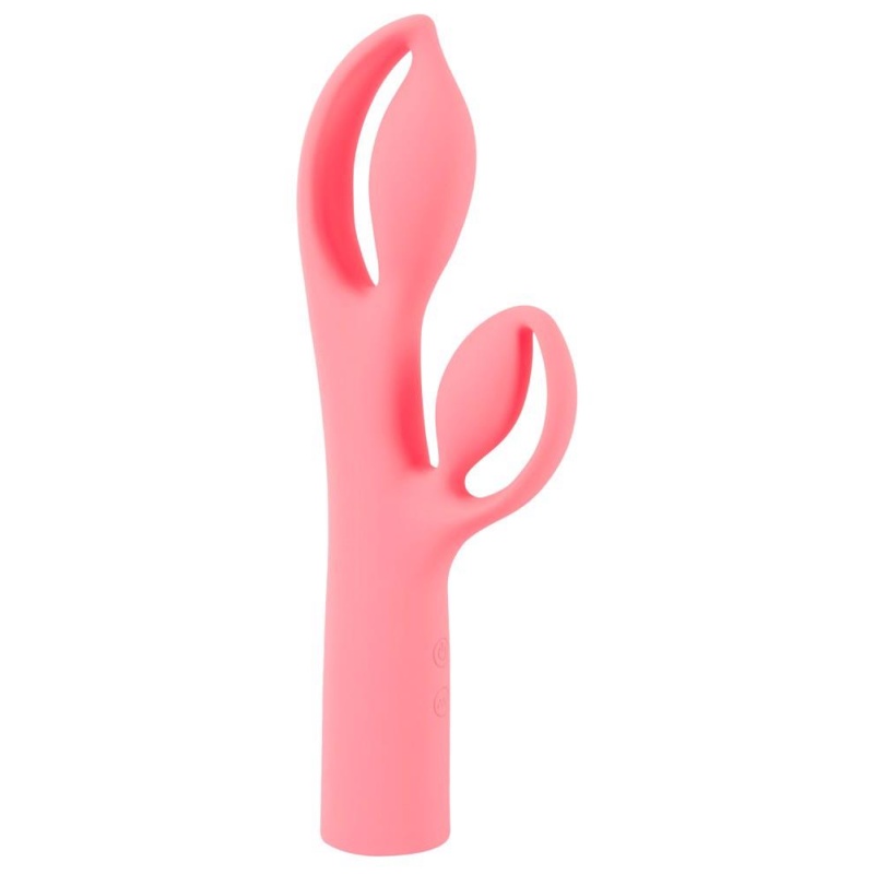 Wibrator króliczek Fabulous Pink - dwusilnikowy, 12 trybów wibracji, 25 cm - 3