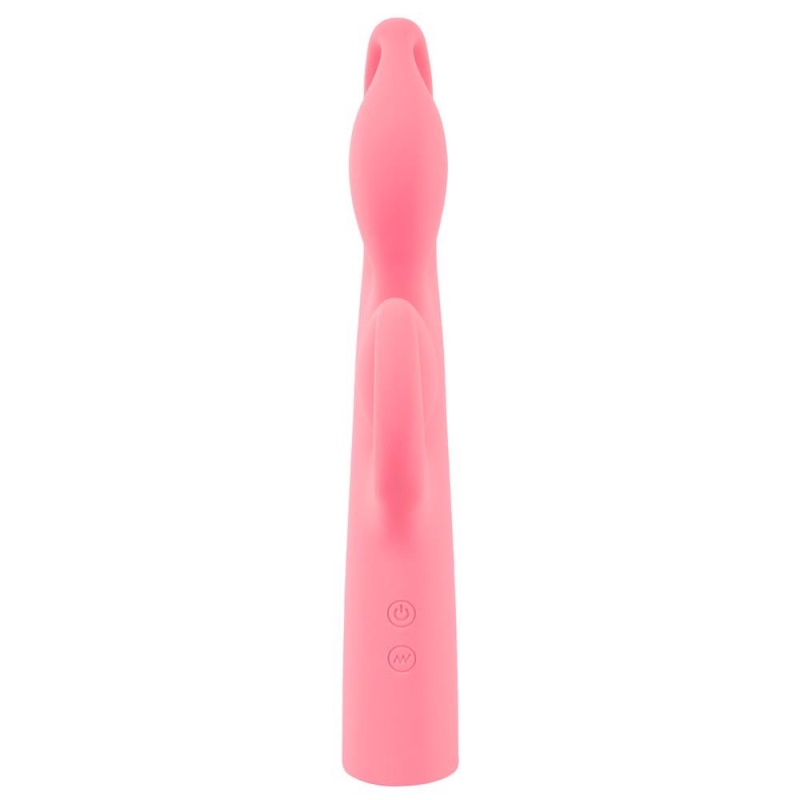 Wibrator króliczek Fabulous Pink - dwusilnikowy, 12 trybów wibracji, 25 cm - 4