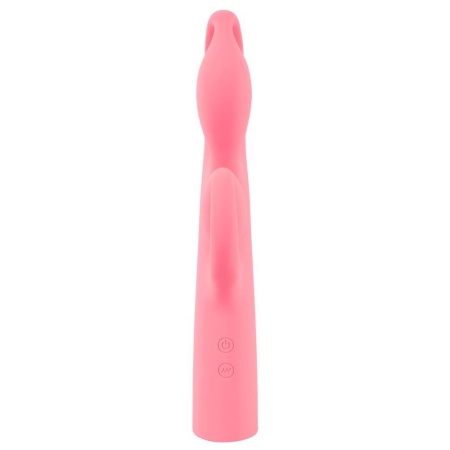 Wibrator króliczek Fabulous Pink - dwusilnikowy, 12 trybów wibracji, 25 cm - 4