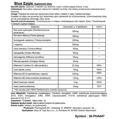 Blue Eagle - Stimulating Capsules - 1 2