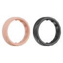 Zestaw 2 pierścieni na żołądź prącia You2Toys 4in1 Cock Rings - silikon Soft Touch, 4 konfiguracje noszenia, szerokość 1 cm, śre - 2