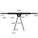 Wibrujący Strapon Set 19 cm / 4.1 cm Czarny - 13