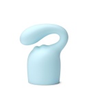 Nakładka silikonowa Le Wand Glider z obciążoną końcówką i żebrowaniem, długość 9,75 cm - 2