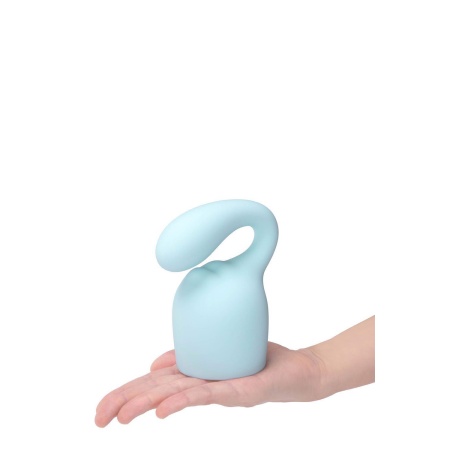 Nakładka silikonowa Le Wand Glider z obciążoną końcówką i żebrowaniem, długość 9,75 cm - 4