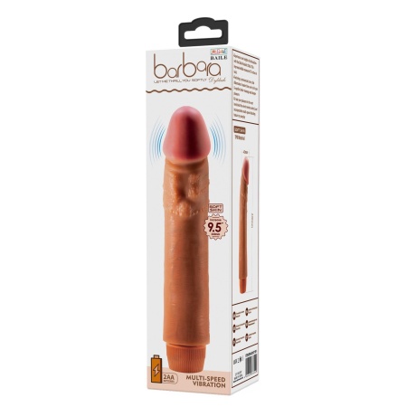Dildo wibracyjne Barbara Dybbuk 24 cm z wielostopniowymi wibracjami - 12