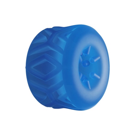 Pierścień na penisa i jądra Grid 4-in-1 TPE 8 cm - 5