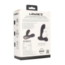 Vibrating and Tapping Silicone Prostate Massager with Ball Stimulator - Black - 3