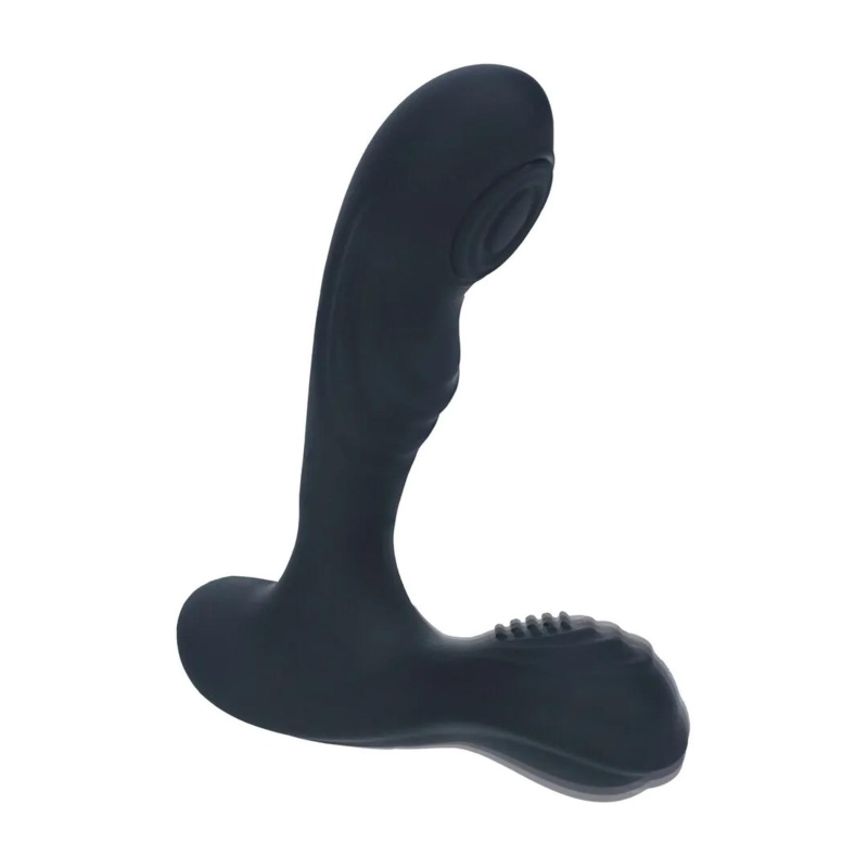 Masażer prostaty Levelz z tappingiem, stymulatorem jąder i wąskim profilem - 5
