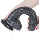 Dildo z Wytryskiem Squirt Extreme 11 cali (27,9 cm) – Czarny, PVC - 6