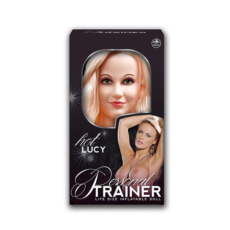Lalka erotyczna Personal Trainer Hot Lucy - dmuchana, w rozmiarze naturalnej wielkości (life size), głowa 3D rotocast i wyjmowan - 1