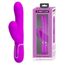 Wibrator króliczek Mariana Purple - 7 funkcji wibracji, 7 trybów pulsacji, 4 funkcje toczenia i 4 funkcje kołysania - 1