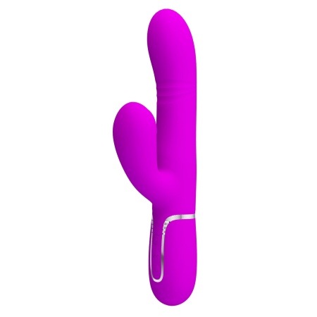 Wibrator króliczek Mariana Purple - 7 funkcji wibracji, 7 trybów pulsacji, 4 funkcje toczenia i 4 funkcje kołysania - 3