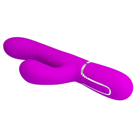 Wibrator króliczek Mariana Purple - 7 funkcji wibracji, 7 trybów pulsacji, 4 funkcje toczenia i 4 funkcje kołysania - 7