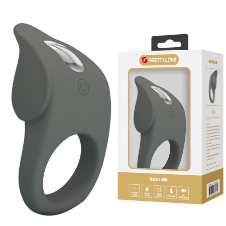 Pierścień erekcyjny Master Ring z 10 funkcjami wibracji, średnica wewnętrzna 3,5 cm (do 5 cm) - 9