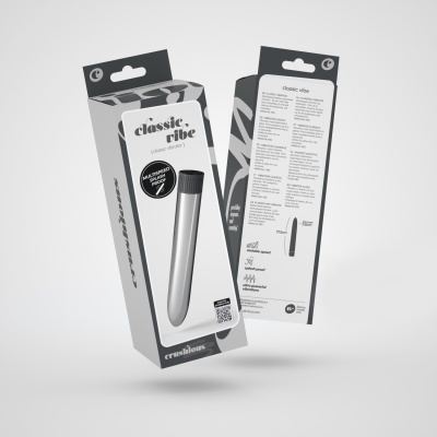 Wibrator Classic Vibe 17,5 cm srebrny - 1 2