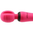 Groove Mini Wand Fuchsia - elastyczna silikonowa głowica masująca 3,6 cm, długość całkowita 15,4 cm - 4