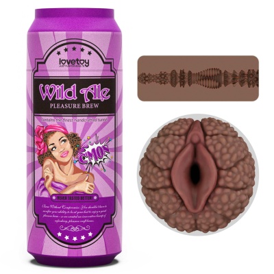 Masturbator Pleasure Brew Wild Ale – dyskretny w puszce piwa o długości 19,6 cm - 1