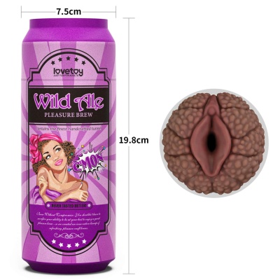 Masturbator Pleasure Brew Wild Ale – dyskretny w puszce piwa o długości 19,6 cm - 1 2