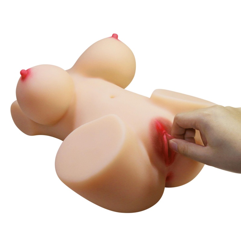 Masturbator torsowy Emma z technologią Sort Skin 36 x 36 x 15 cm - 11