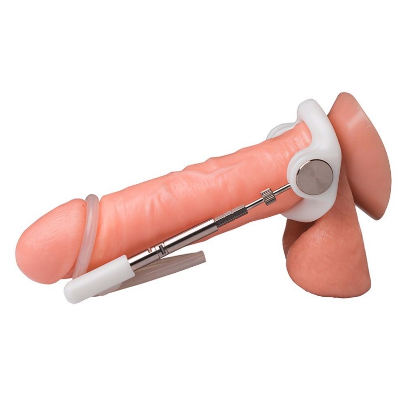 Jes-Extender Titanium – mechaniczny poszerzacz prącia z regulacją siły trakcji 900–1500 g, zakres 5–24 cm - 3
