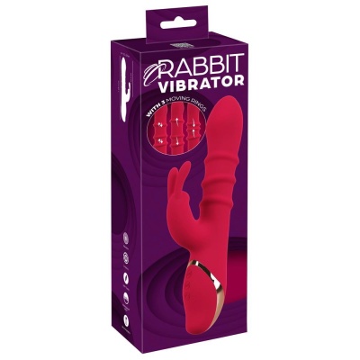 Rabbit Vibrator with 3 Moving - 1