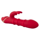 Wibrator królik z 3 ruchomymi pierścieniami - 23,7 cm - 6