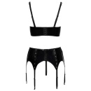 Vinyl Shelf Bra Set M - 9