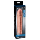 Przedłużka na penisa FXTP 3" Extension Light z realistyczną strukturą żyłek i regulacją u podstawy, 22,8 cm - 1
