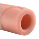 Przedłużka na penisa FXTP 3" Extension Light z realistyczną strukturą żyłek i regulacją u podstawy, 22,8 cm - 3