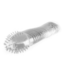 Nakładka na penisa Crushious Ribbed o teksturze prążkowanej, 15.5 cm - 5