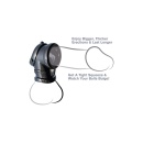 FANTASY C-RINGZ COCK PIPE WITH BALL-STRETCHER BLACK - 3