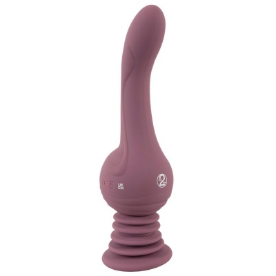 Wibrator Turbo Shaker G-Spot Lover z mechanizmem wstrząsów i przyssawką, 23,7 cm - 1 2