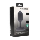 Hexagonal Vibrating Silicone Anal Plug - L - Black - 2