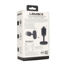 Hexagonal Vibrating Silicone Anal Plug - L - Black - 3