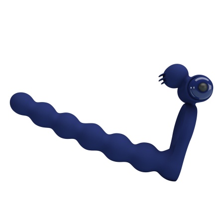 Pierścień na penisa Powerful Ring z 10 trybami wibracji - elastyczny, średnica wewnętrzna 3 cm - 5